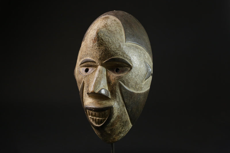 African Face masks Tribal Art Wooden Carved Mask Wood Igbo Spirit masks for wall-5553