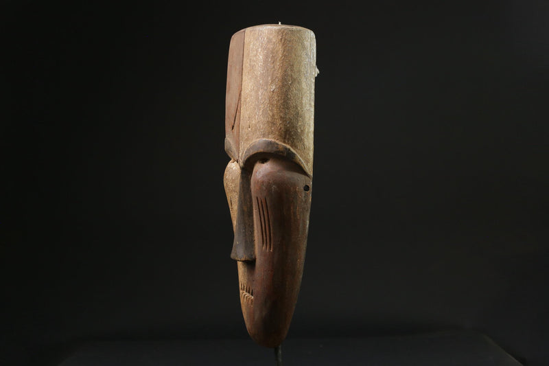 African mask antiques tribal art Face vintage Wood mask Vintage fang masks for wall-5542