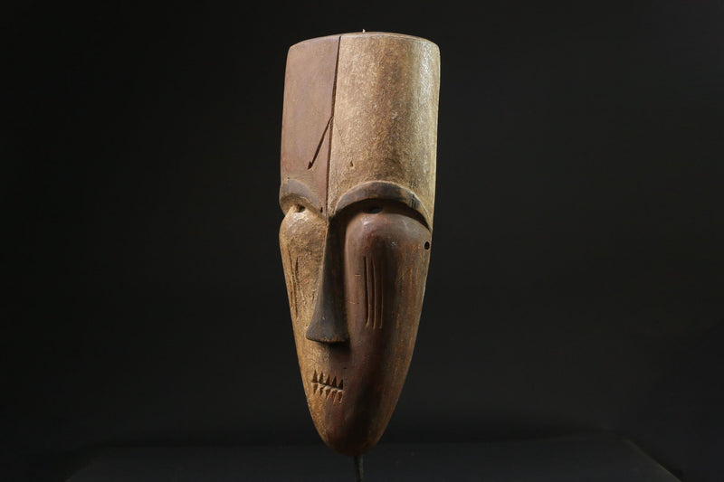 African mask antiques tribal art Face vintage Wood mask Vintage fang masks for wall-5542