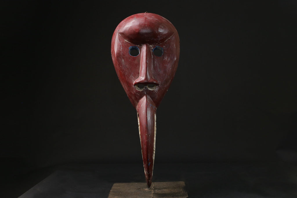 African Tribal Wood masks Dan Bird Man Wood Face Mask Home Décor Libera masks for wall-8442