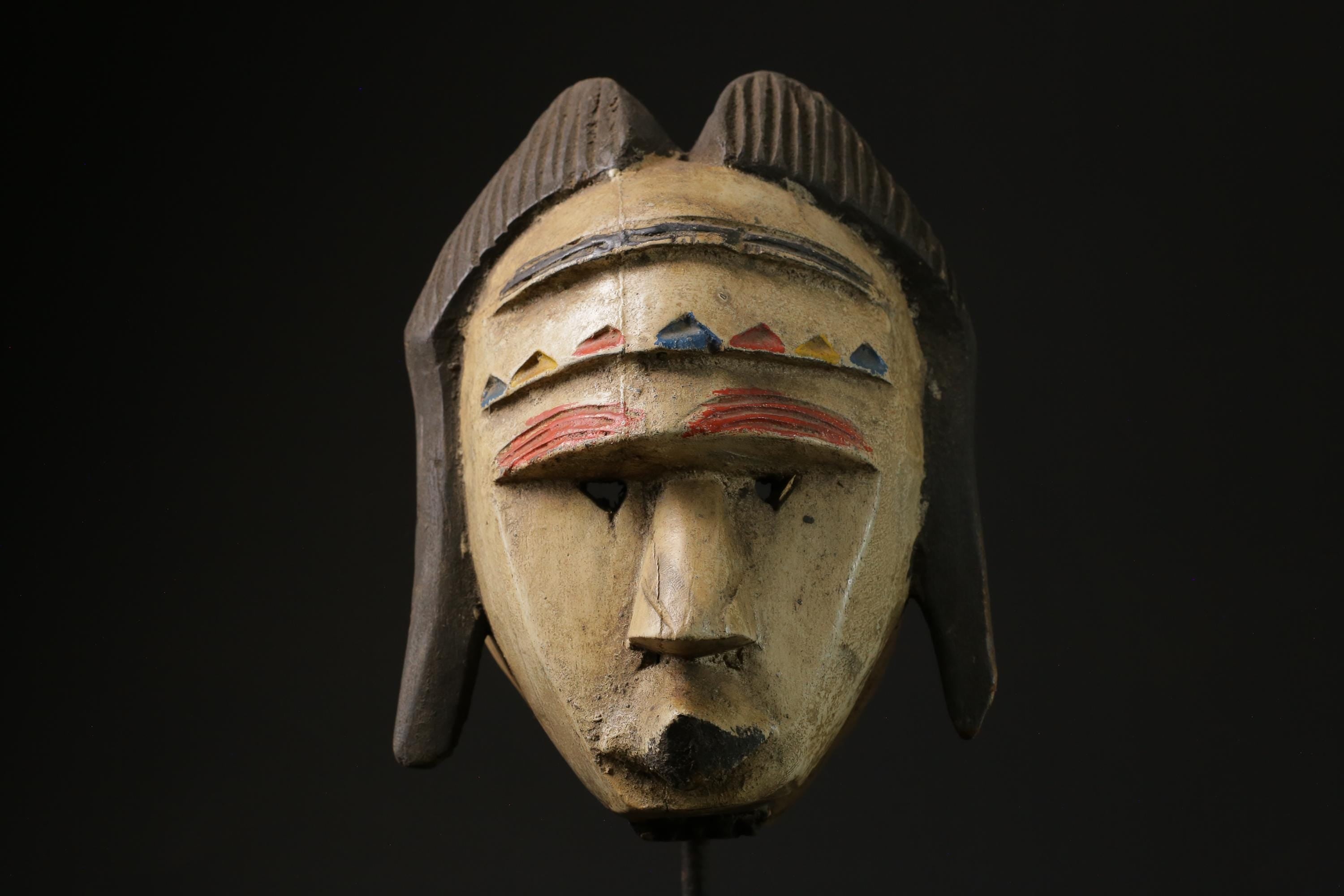 African Face Mask African Tribal Art Wooden Bete Guro face mask African Art-5464