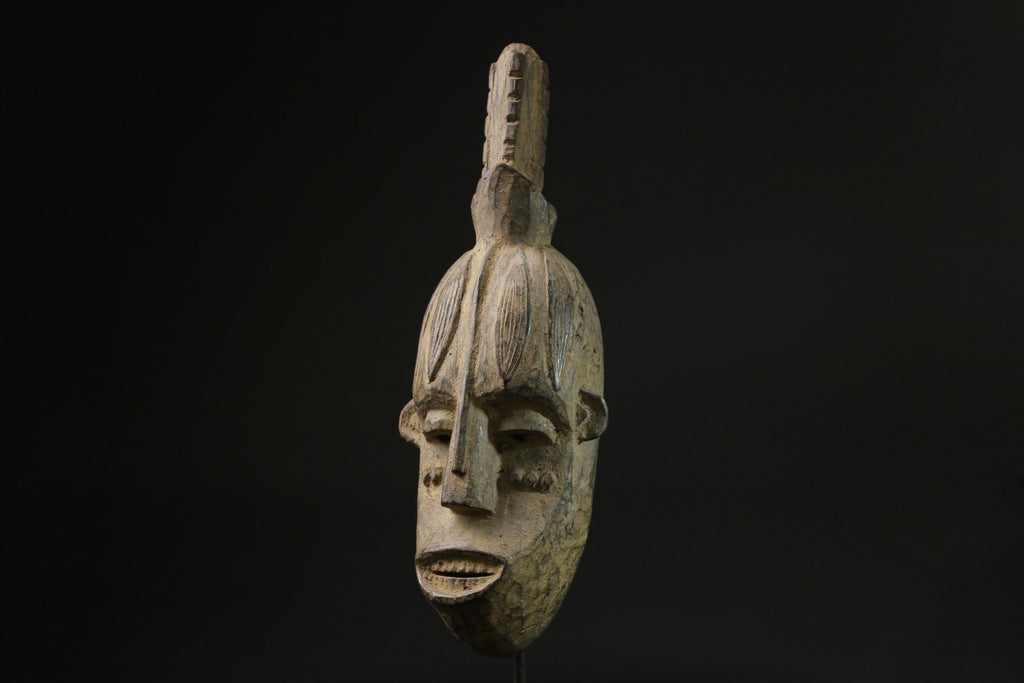 African mask antiques tribal art Face vintage Wood Carved Vintage guro masks for wall-2637
