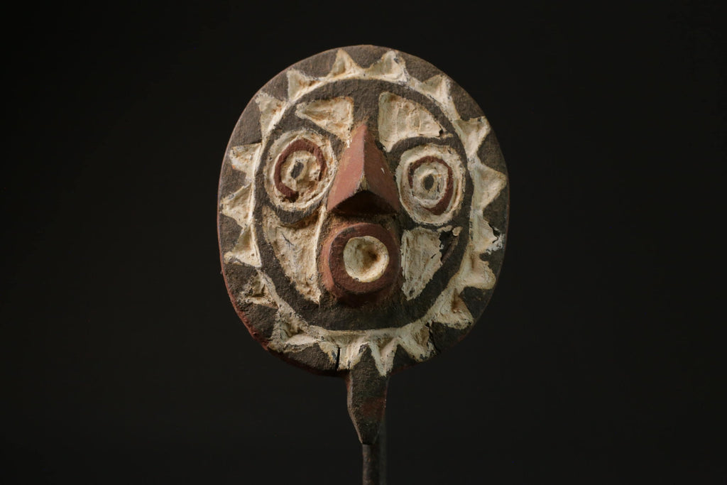 African Mask Tribal Face Mask Wall Hanging African Bobo Sun MasK Wall Hanging-6931