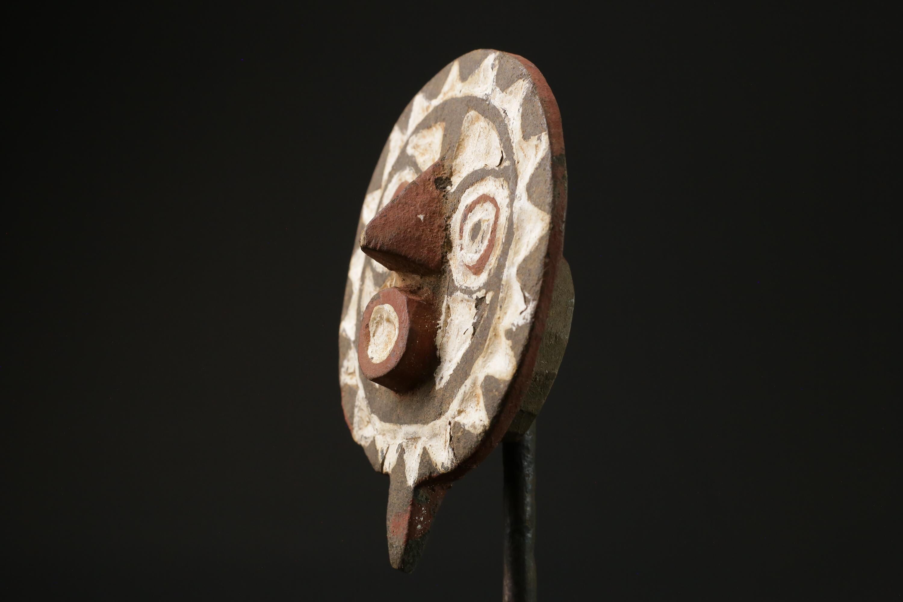 African Mask Tribal Face Mask Wall Hanging African Bobo Sun MasK Wall Hanging-6931