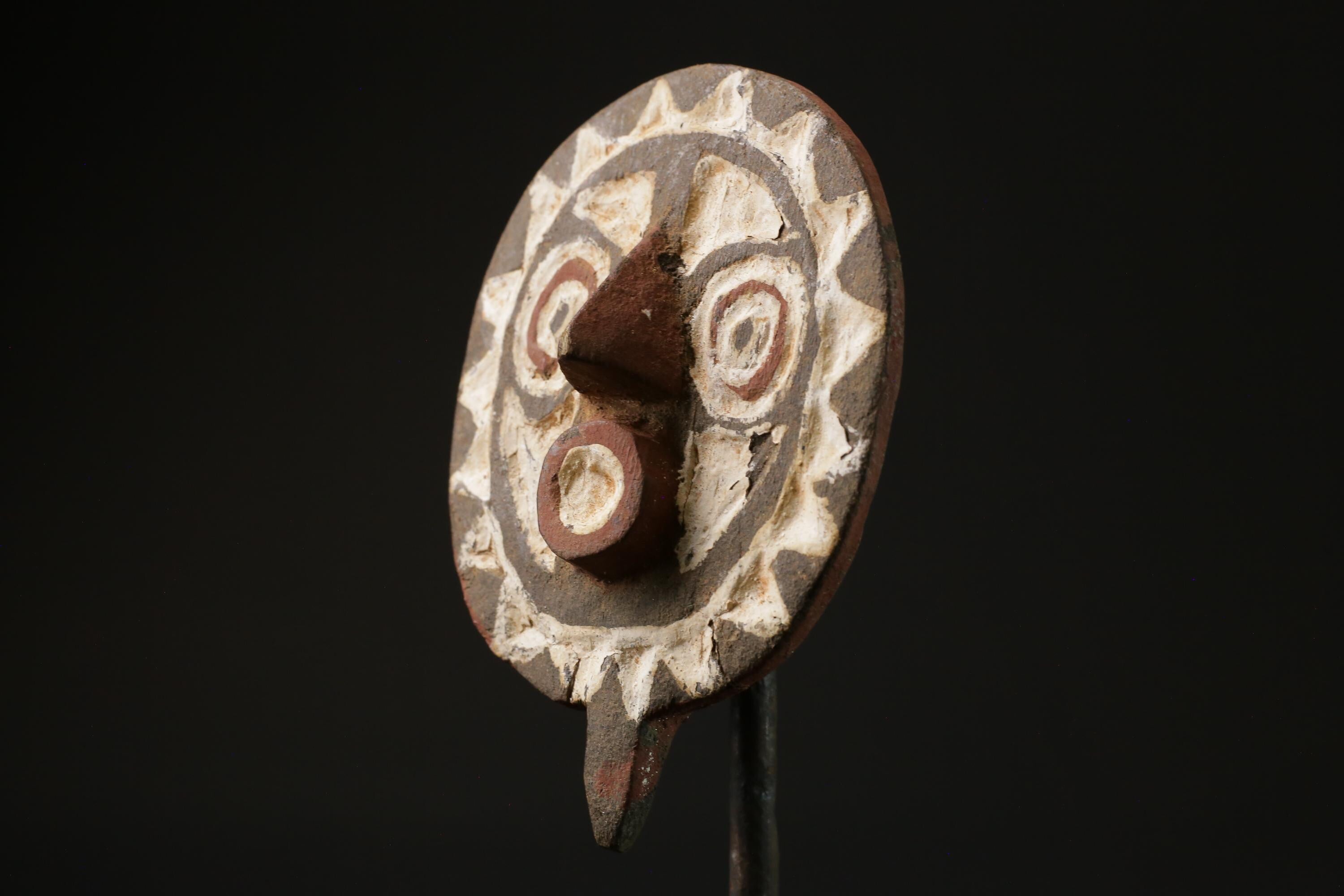 African Mask Tribal Face Mask Wall Hanging African Bobo Sun MasK Wall Hanging-6931