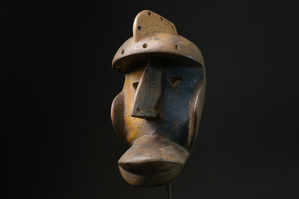 African Masks Antiques Tribal Face Handmade Dan Kran Style Home Décor masks for wall-8420