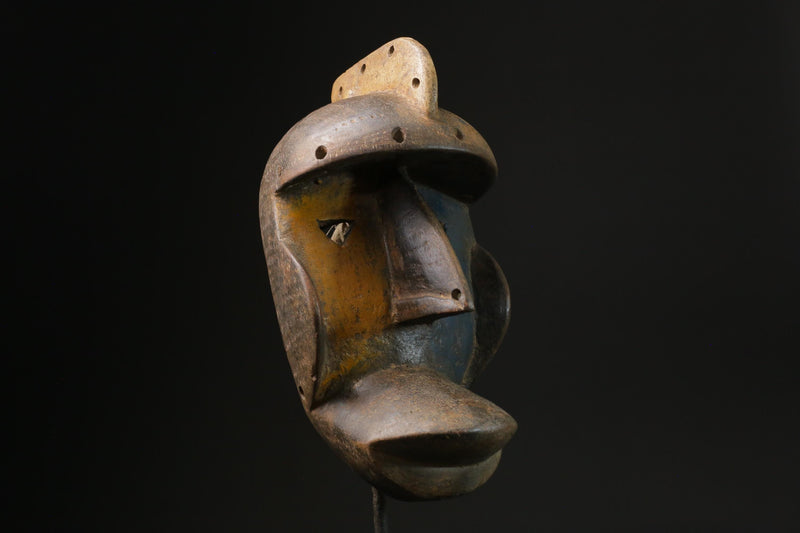 African Masks Antiques Tribal Face Handmade Dan Kran Style Home Décor masks for wall-8420