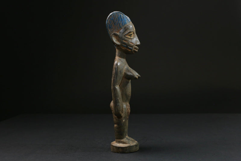 african statue wooden African Ere Ibeji Figures Yoruba Peoples Nigeria -9758
