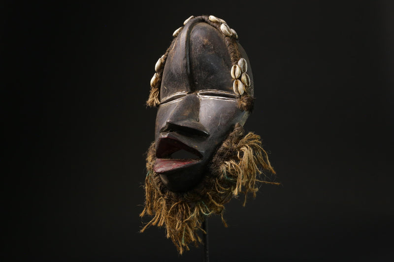 African Tribal Wood masks Primitive Art Carved Old Dan Kran Mask Dan Kran masks for wall-9763