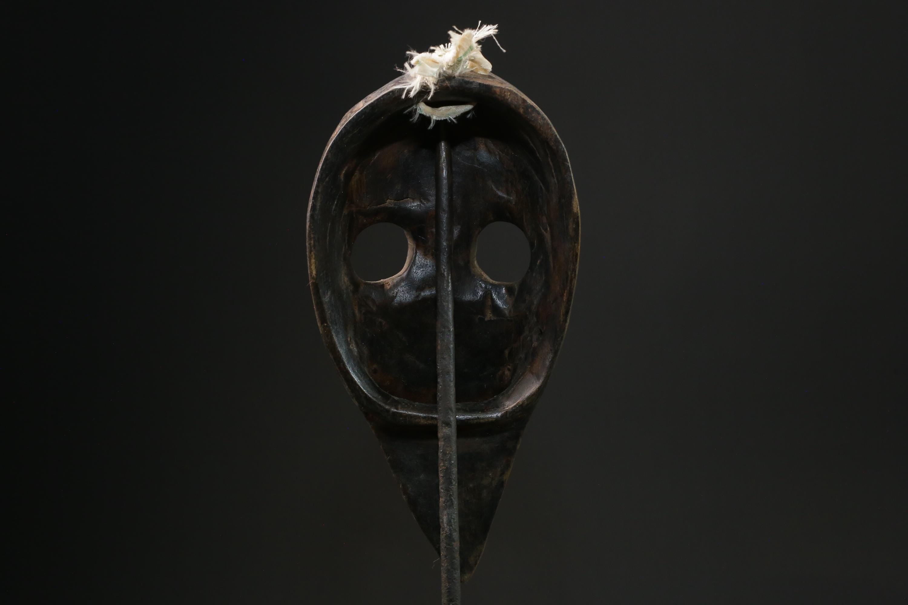 African mask antiques tribal Face vintage Wood Carved Hanging Dan masks for wall-8460