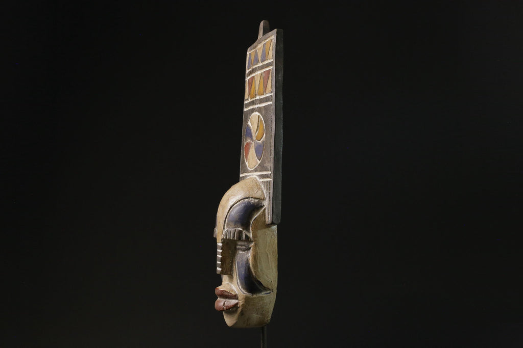 African Tribal Wood masks Bobo Peoples, Bwa plank owl mask African masks -3839