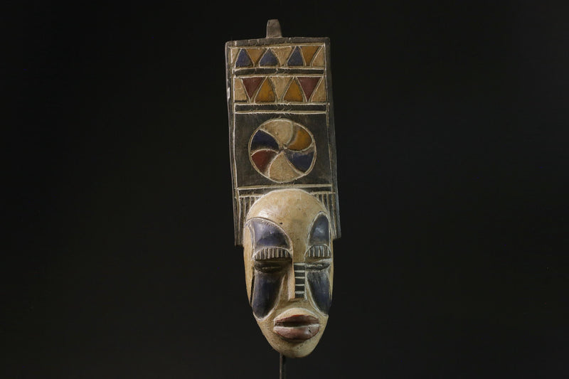 African Tribal Wood masks Bobo Peoples, Bwa plank owl mask African masks -3839