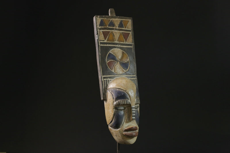 African Tribal Wood masks Bobo Peoples, Bwa plank owl mask African masks -3839