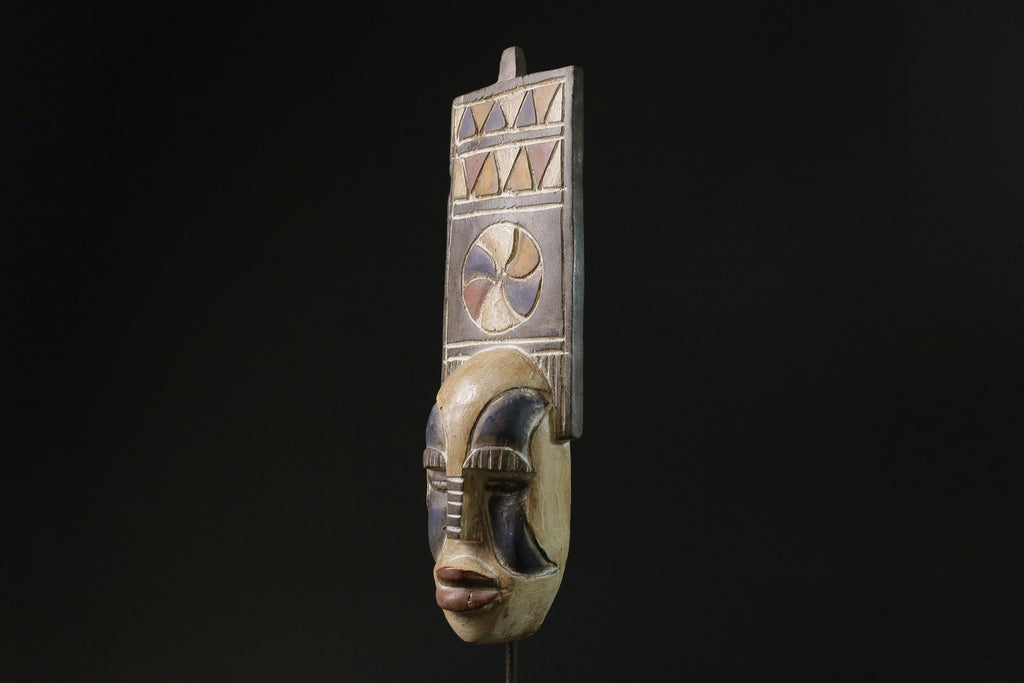 African Tribal Wood masks Bobo Peoples, Bwa plank owl mask African masks -3839