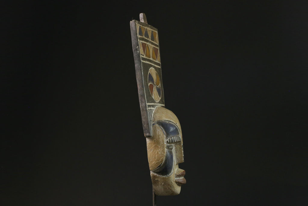 African Tribal Wood masks Bobo Peoples, Bwa plank owl mask African masks -3839