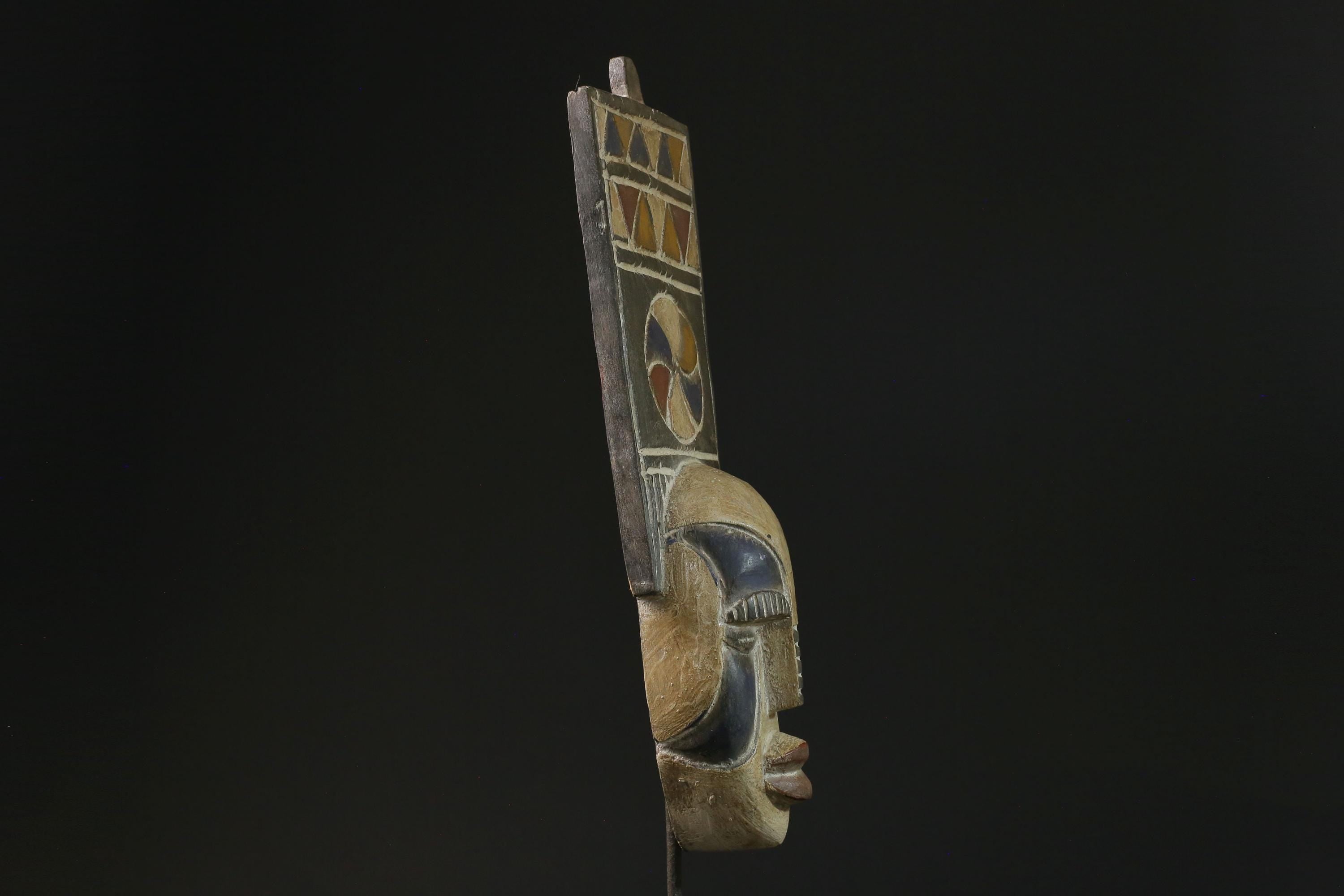 African Tribal Wood masks Bobo Peoples, Bwa plank owl mask African masks -3839