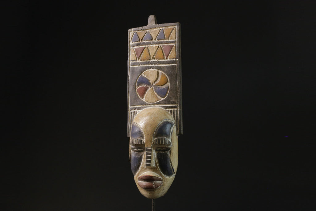 African Tribal Wood masks Bobo Peoples, Bwa plank owl mask African masks -3839