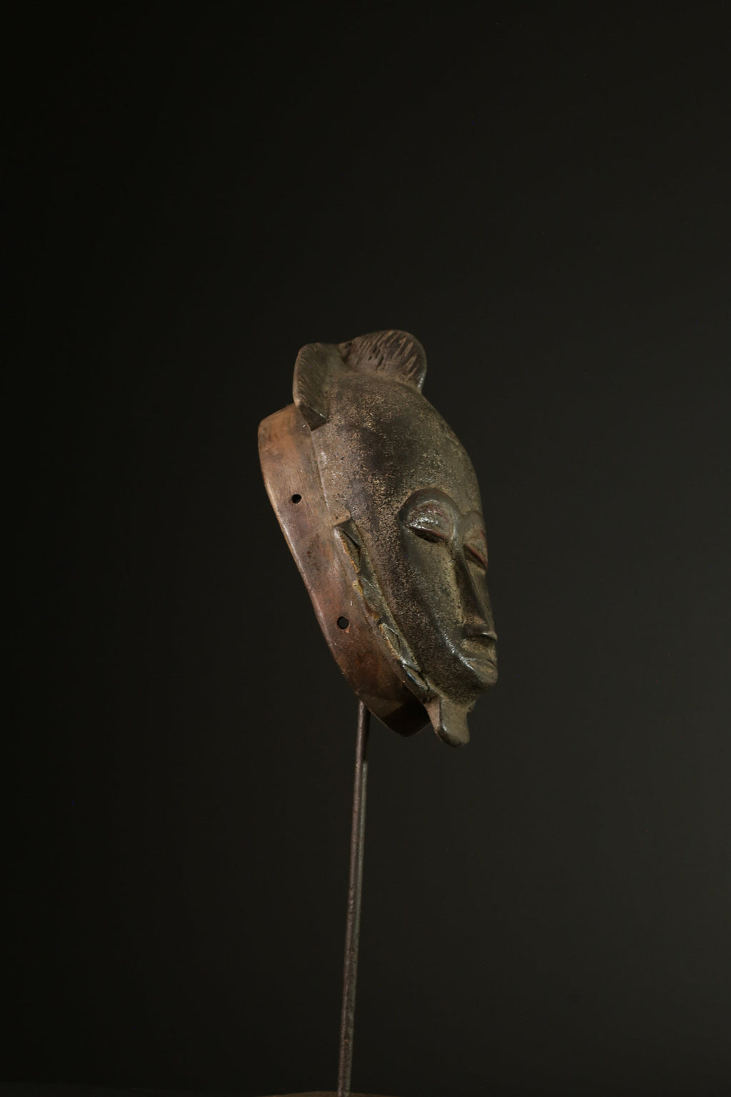 African mask antiques tribal Face vintage Baule Antique antique wall Mask-G2044