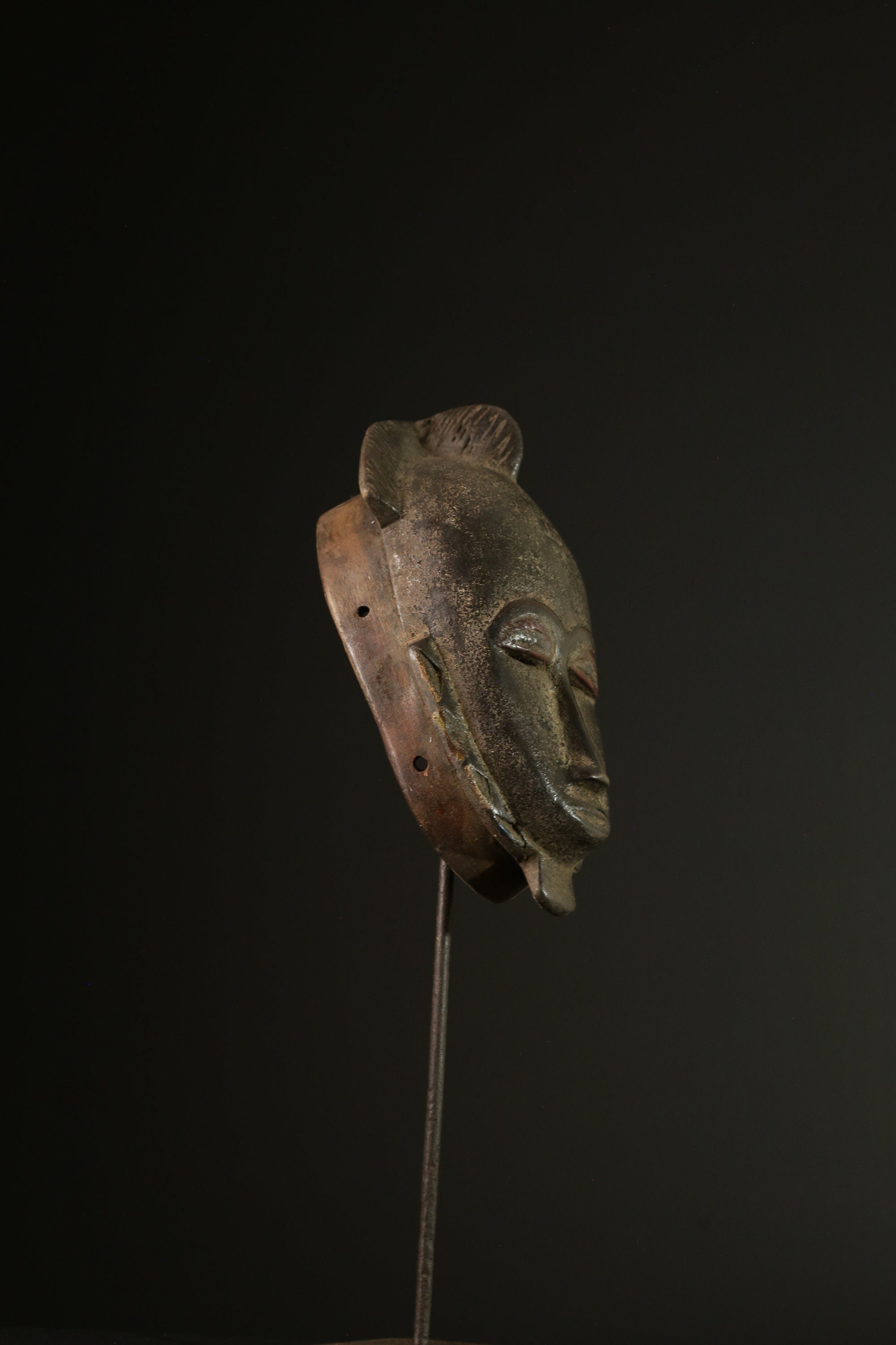 African mask antiques tribal Face vintage Baule Antique antique wall Mask-G2044