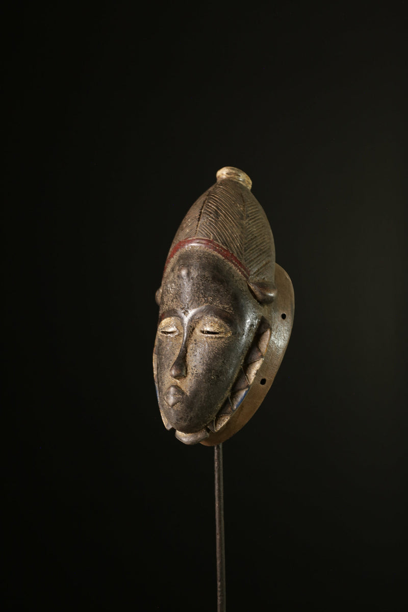 African mask antiques tribal Face vintage Baule Antique antique wall Mask-G2050