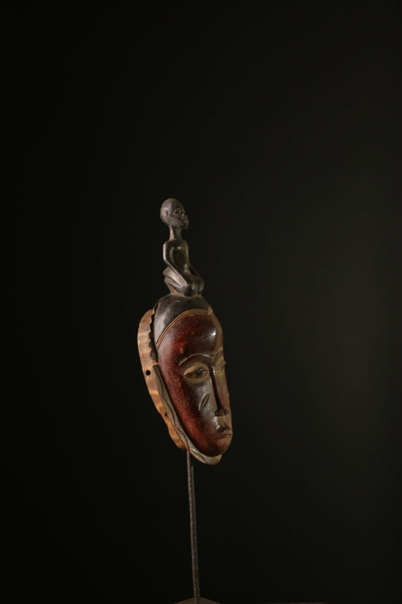 African Tribal Mask African Mask Wall Hanging Primitive Art Guro vintage -G2052