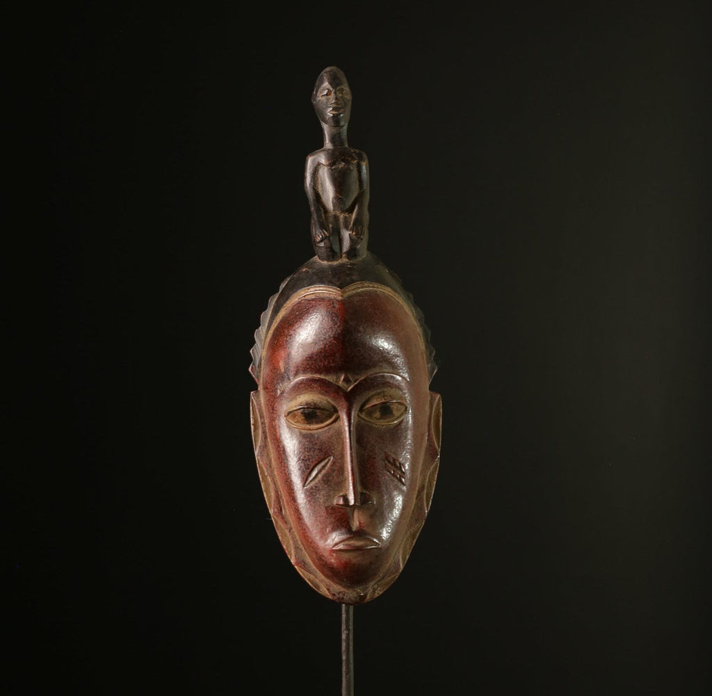 African Tribal Mask African Mask Wall Hanging Primitive Art Guro vintage -G2052