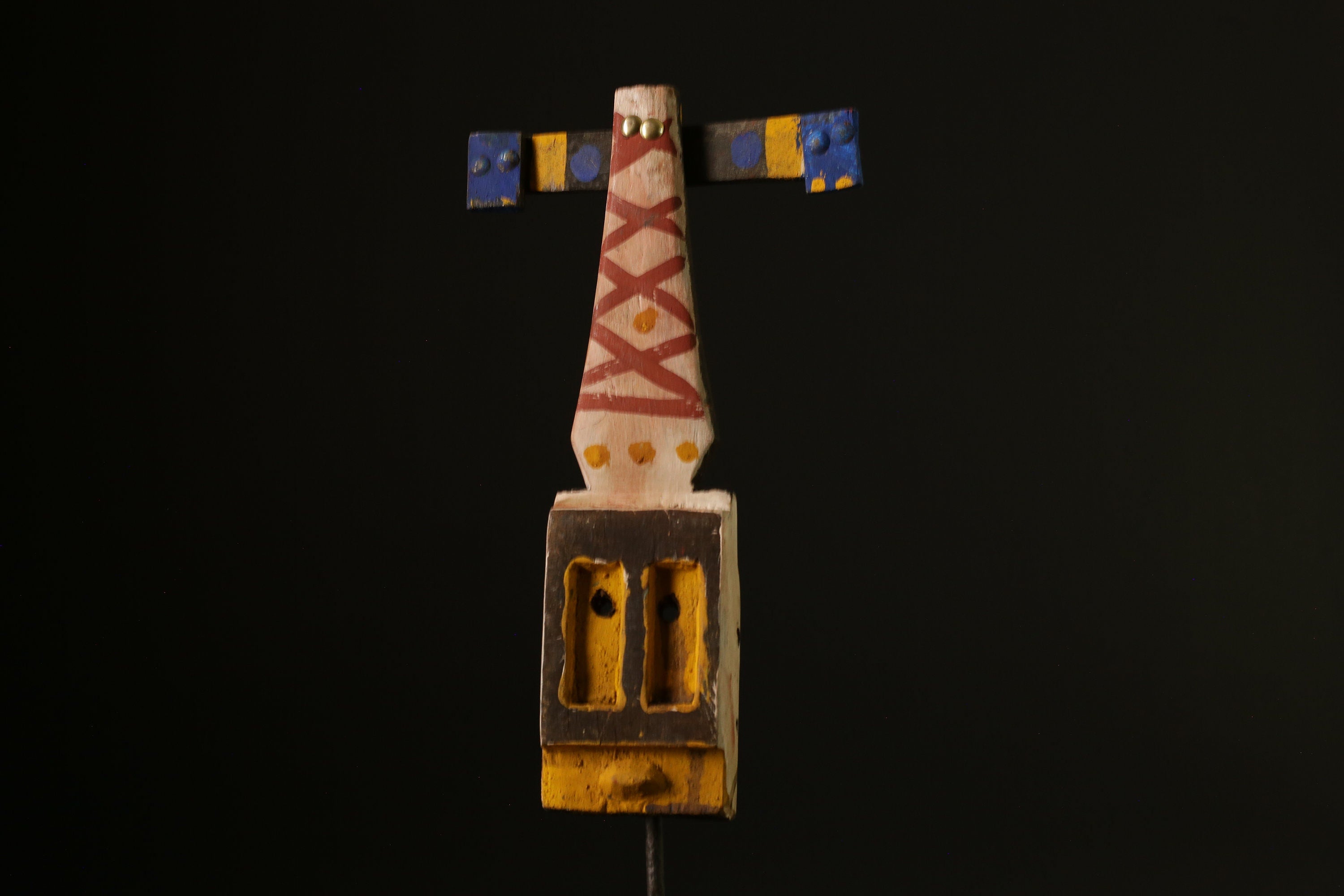 African Dogon Kanaga Mask Wood Hand Carved Wall Hanging Home Décor-G2043