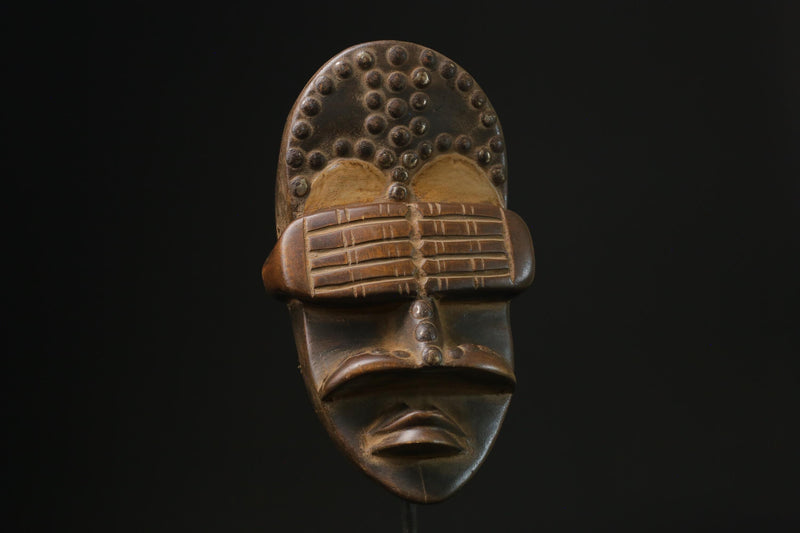 African Tribal Wood masks Primitive Art Carved Old Dan Kran Mask Dan Kran masks for wall-G2337