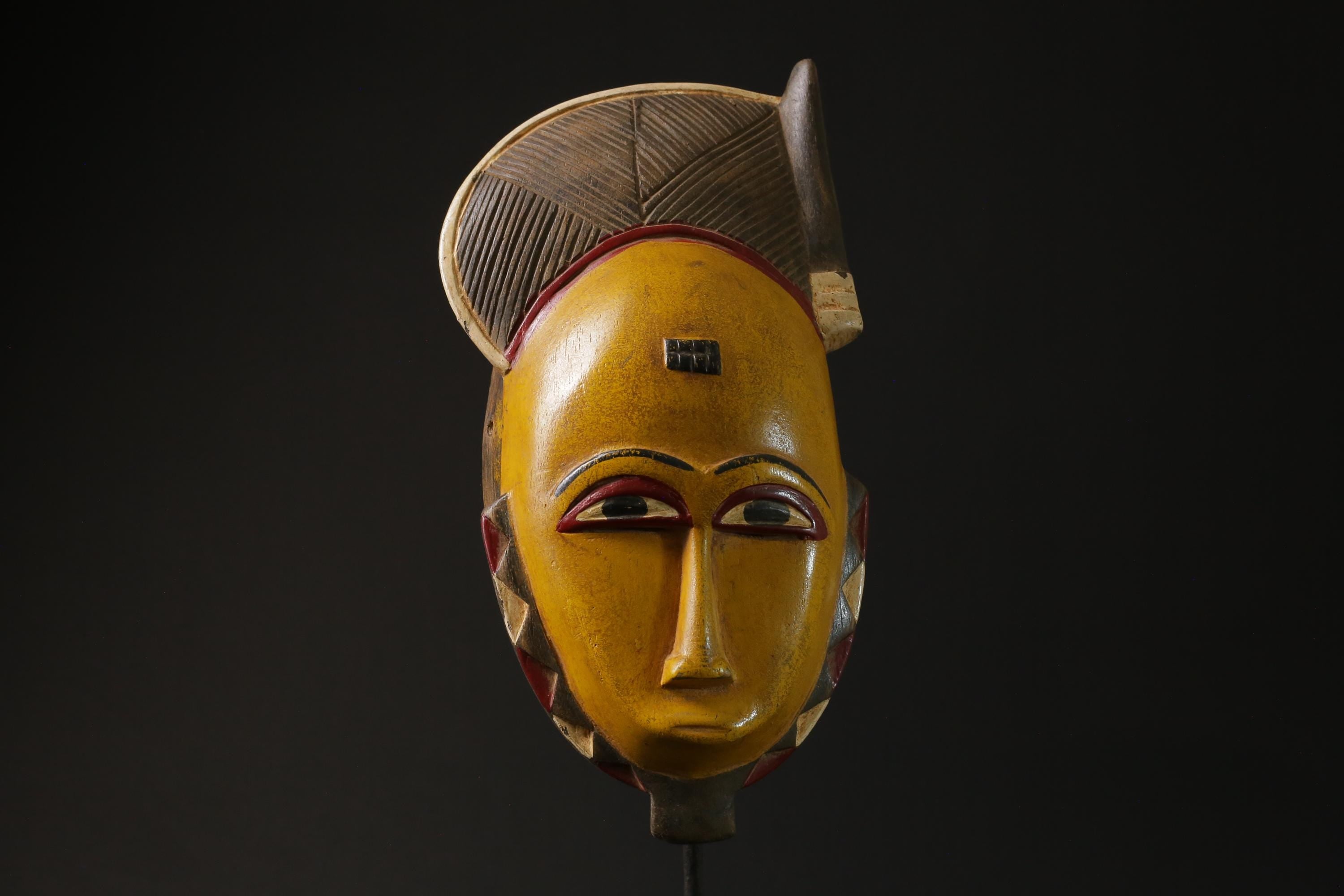 African Decor tribal Baule Wall Hanging Home Décor Liberia Wall Hanging masks for wall-G2353