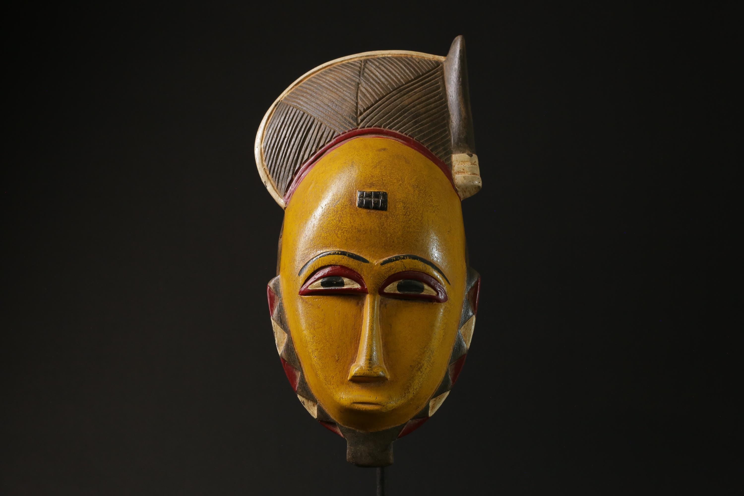 African Decor tribal Baule Wall Hanging Home Décor Liberia Wall Hanging masks for wall-G2353