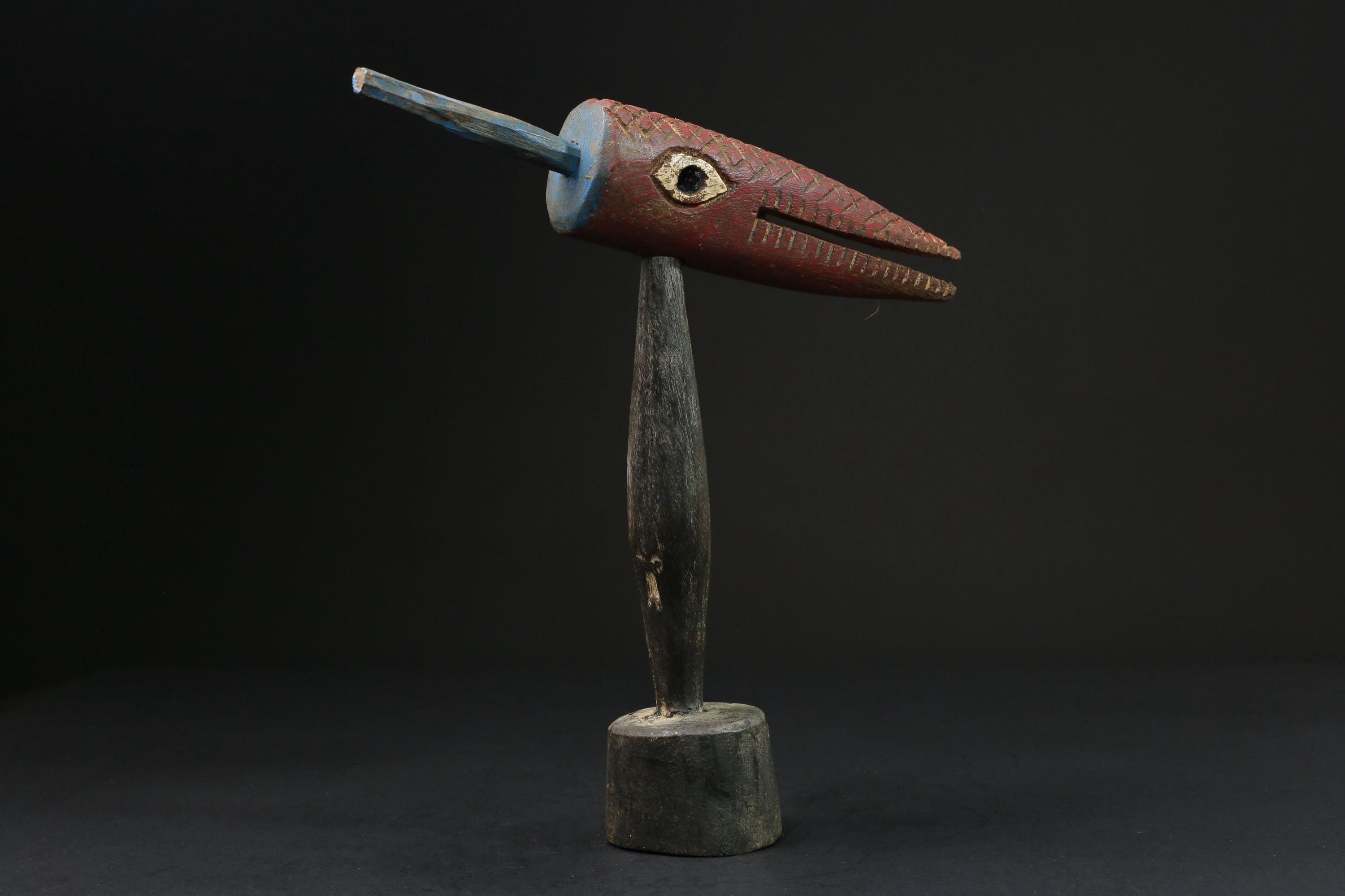 African figure African Hand mask Face Hand statue Ciwara Bambara Female-G2355