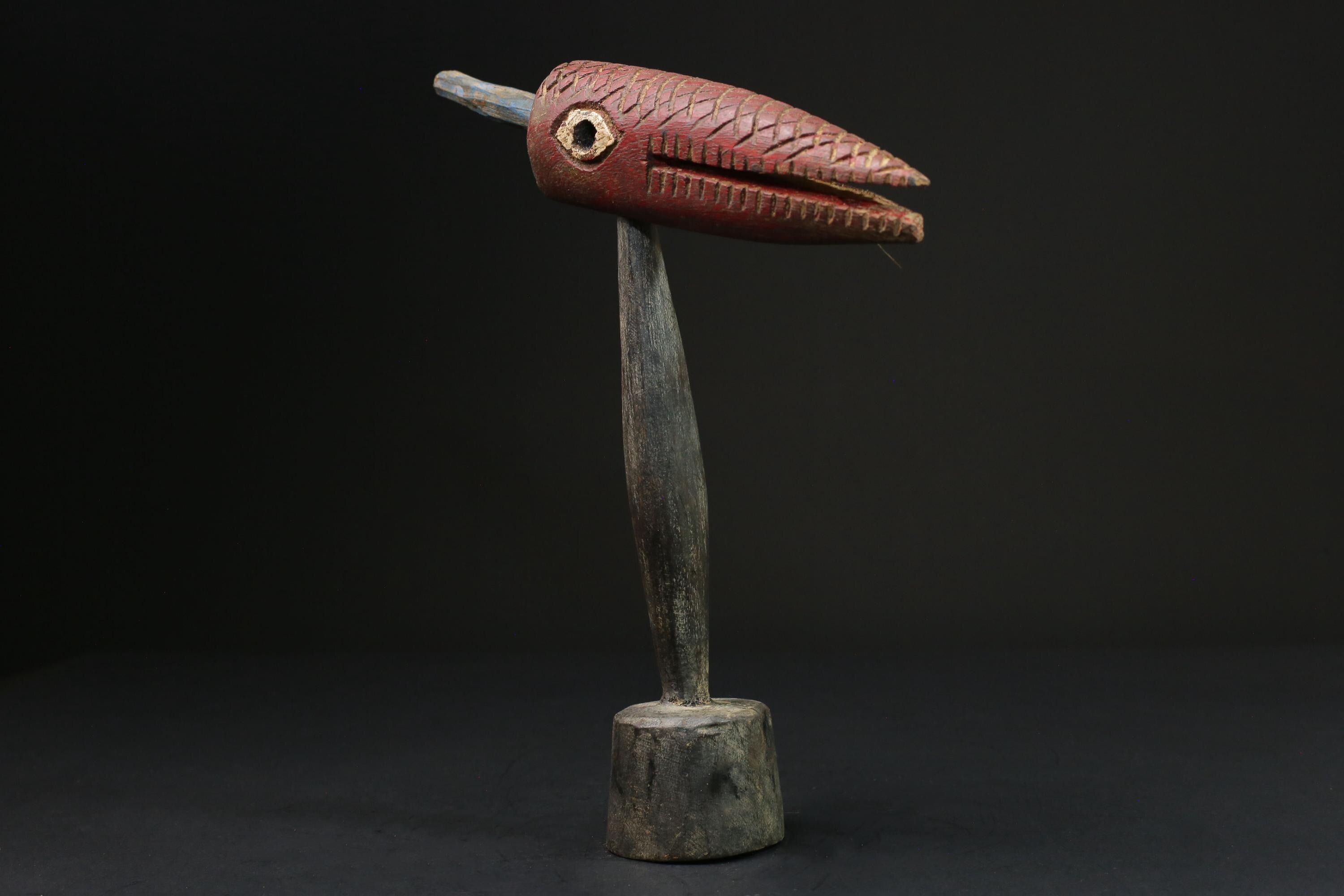 African figure African Hand mask Face Hand statue Ciwara Bambara Female-G2355