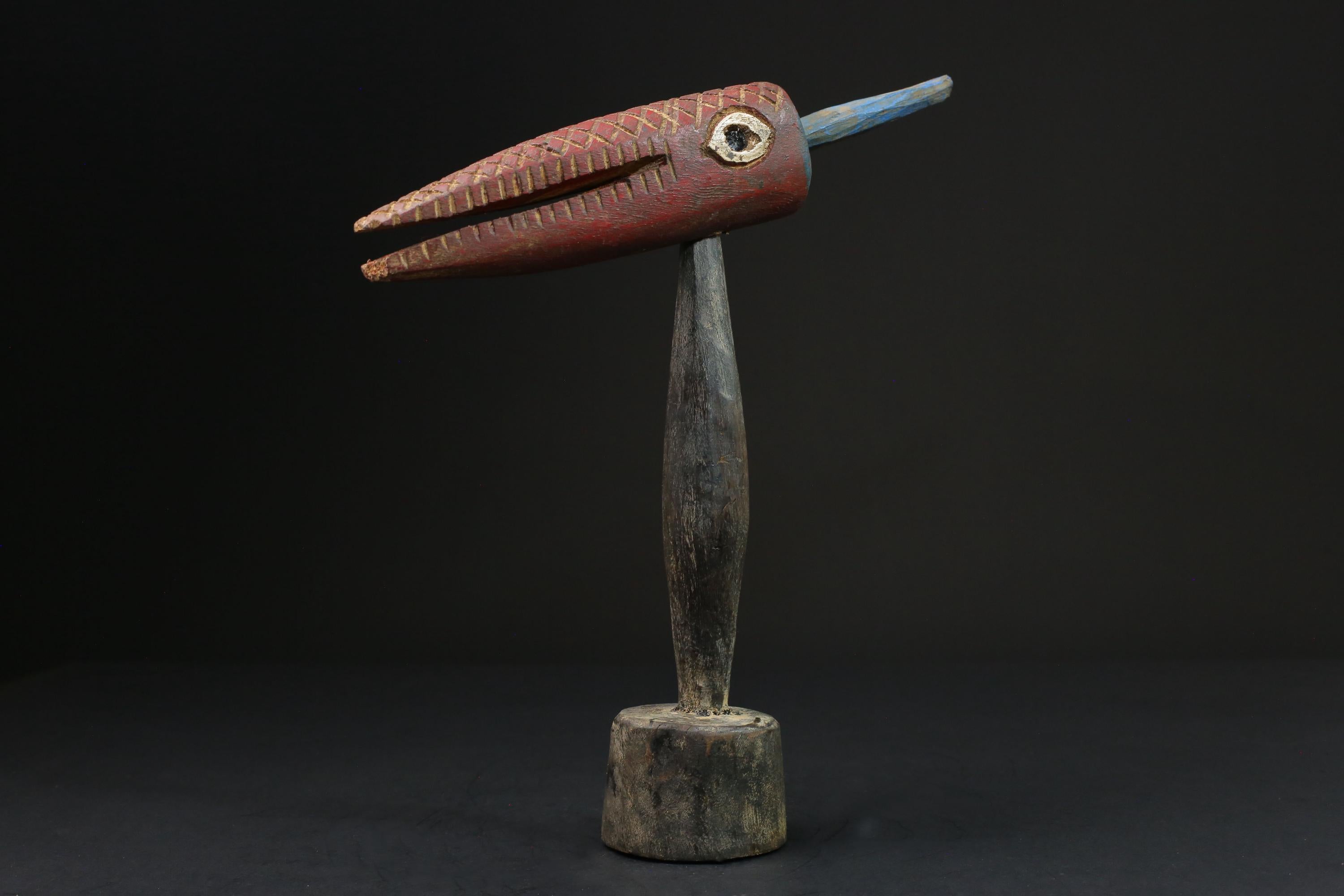 African figure African Hand mask Face Hand statue Ciwara Bambara Female-G2355