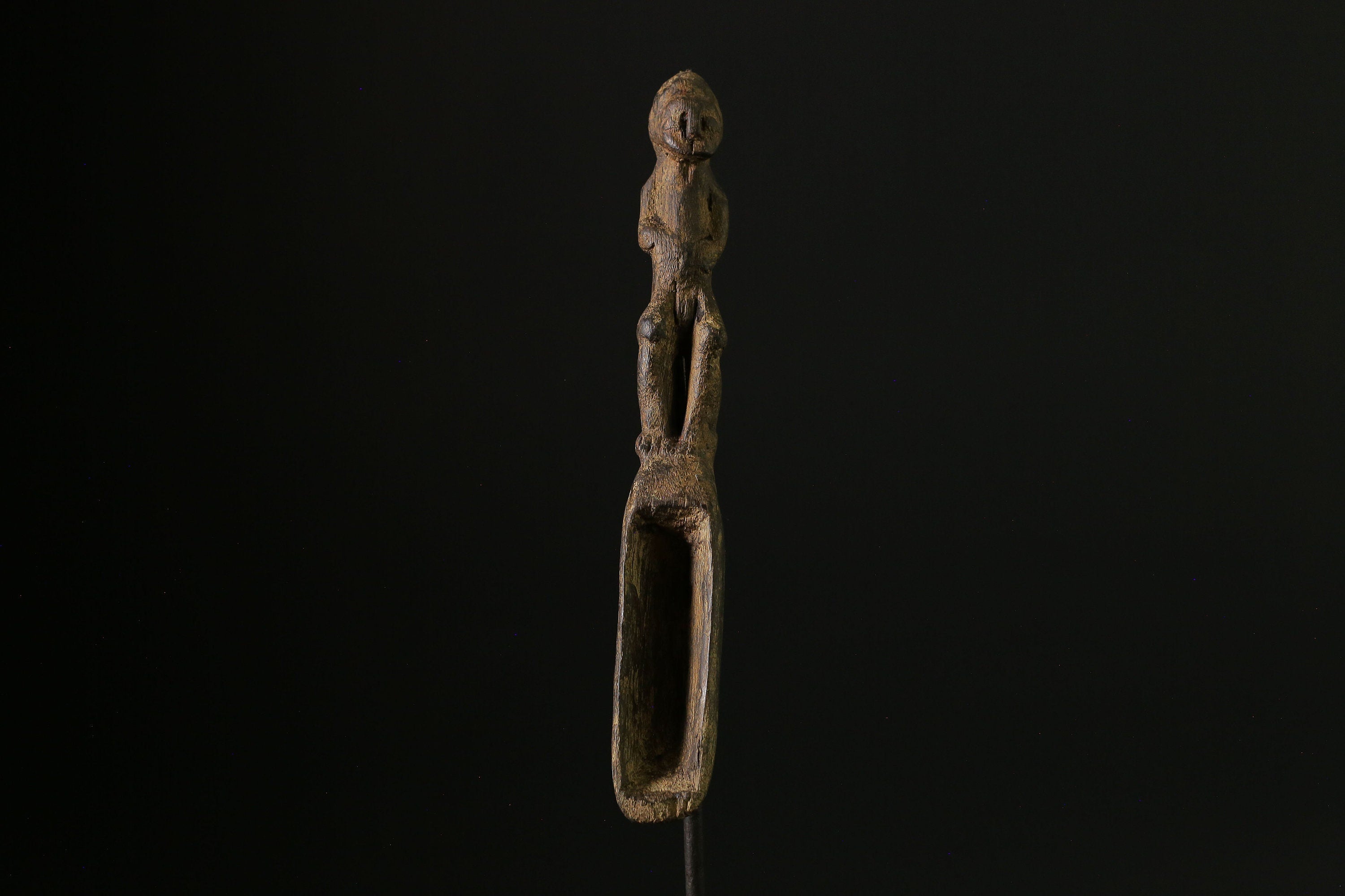 African Wooden figurine tribal Dan Wakemia Spoon Trophy wall mask -G2059