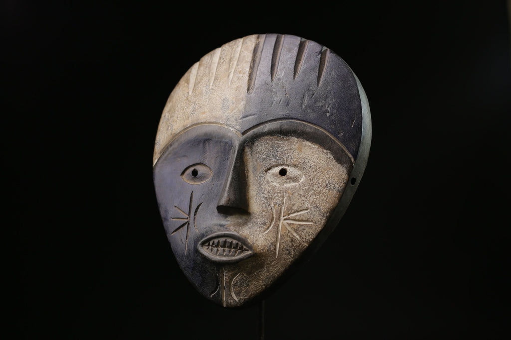 African Mask Faces Lega Mask Congo Bwami Mask Society Home Décor masks -G2077
