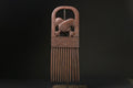 african statue wooden figure West African Comb Wooden African Swahili Carved -G2361