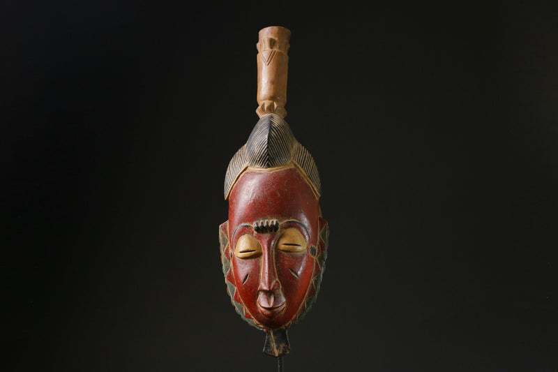 African Tribal Wood masks Tribal African Art Face Mask African Guro Baule masks for wall-9800