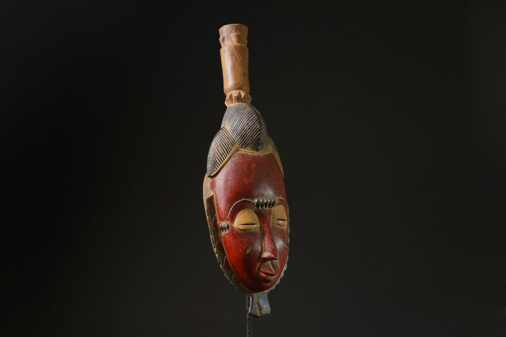 African Tribal Wood masks Tribal African Art Face Mask African Guro Baule masks for wall-9800