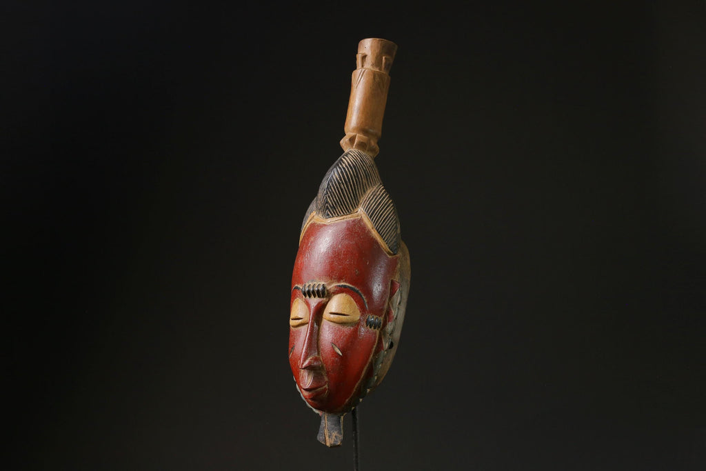 African Tribal Wood masks Tribal African Art Face Mask African Guro Baule masks for wall-9800