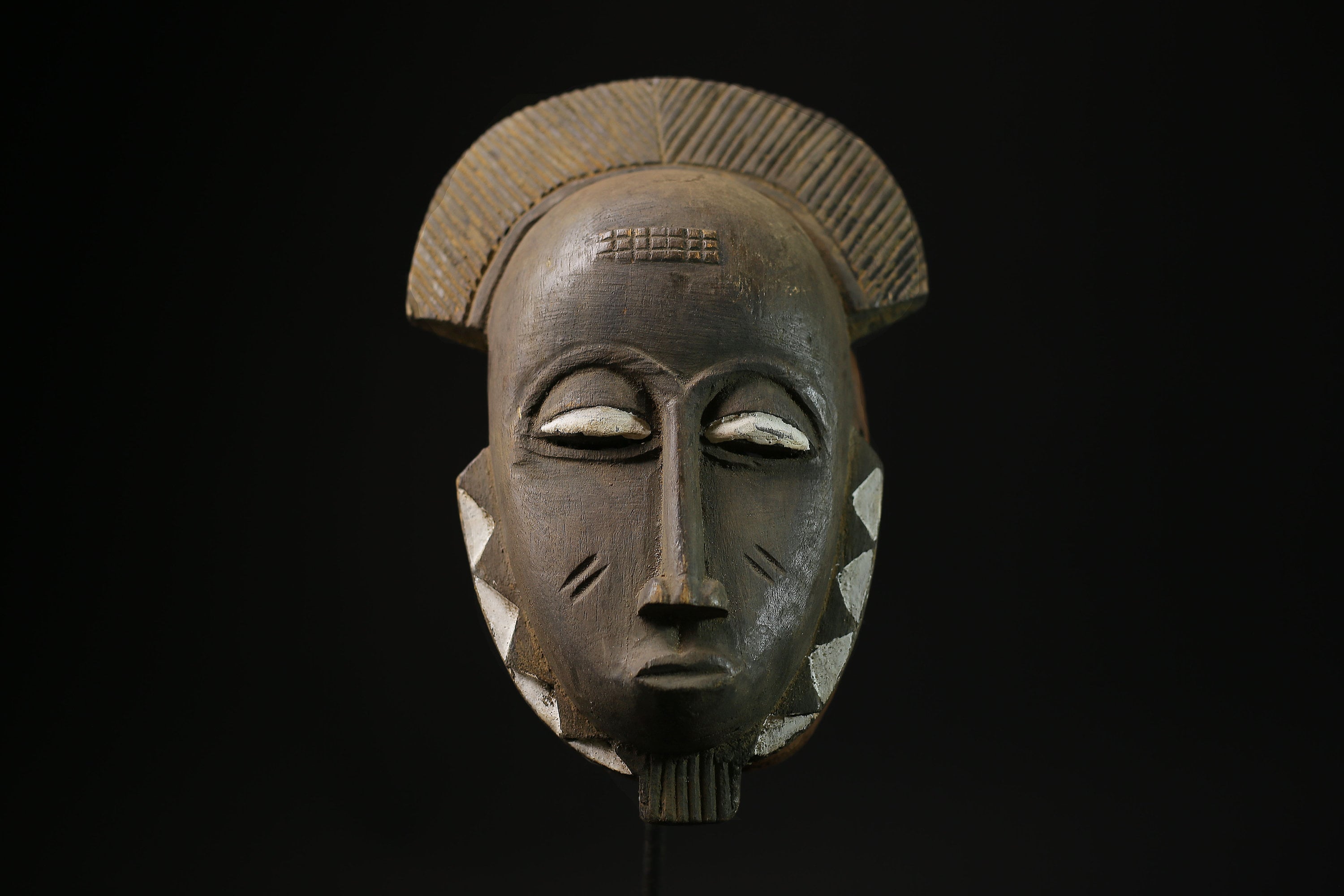 African Masks Carved Wood Tribal Guru Mask Of The African Handmade Masks-5315