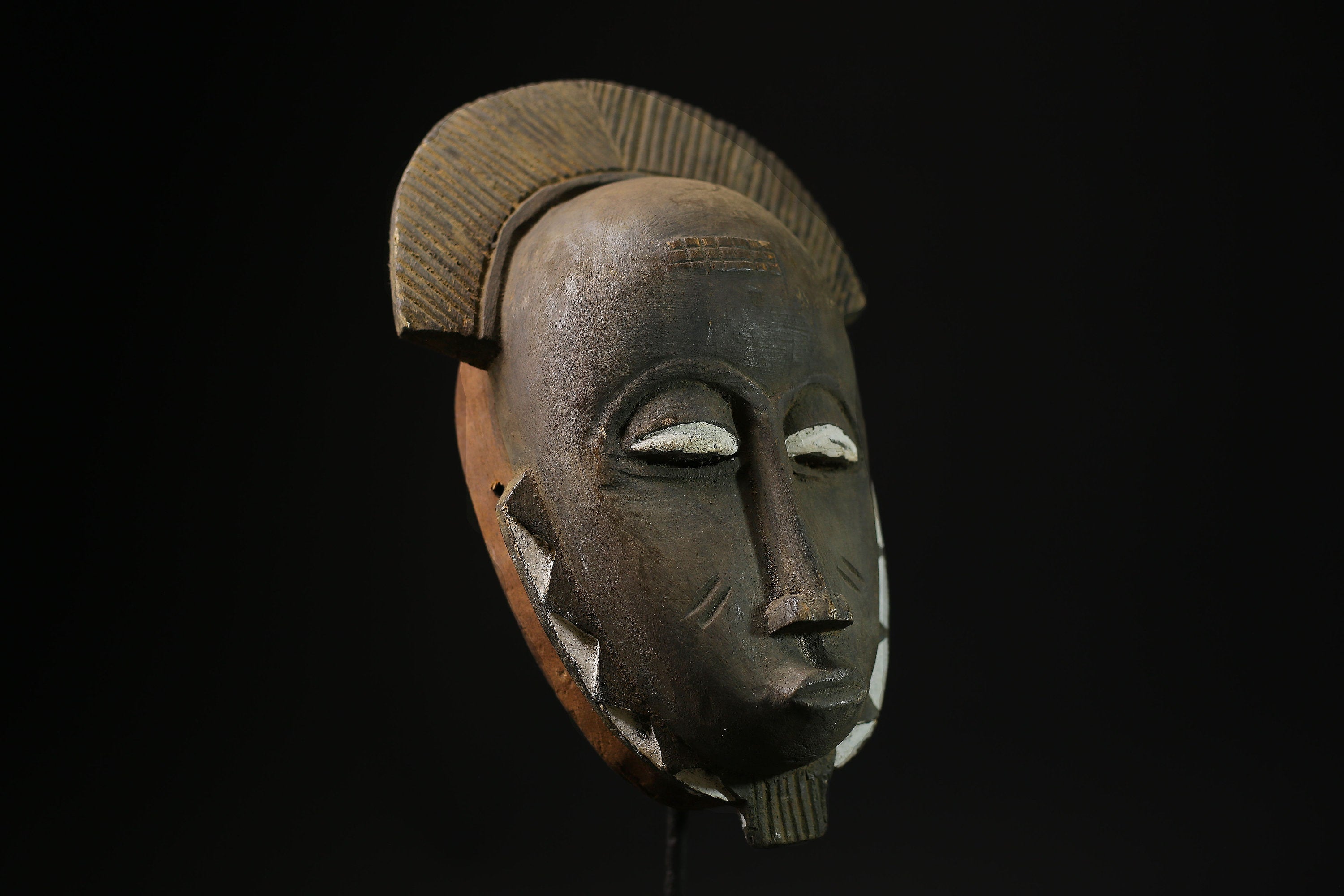 African Masks Carved Wood Tribal Guru Mask Of The African Handmade Masks-5315