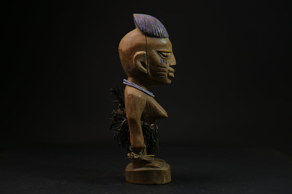 African Figure Ibeji Figure (Ere Ibeji) Yoruba Oshogbo Erin Region Nigeria-6761