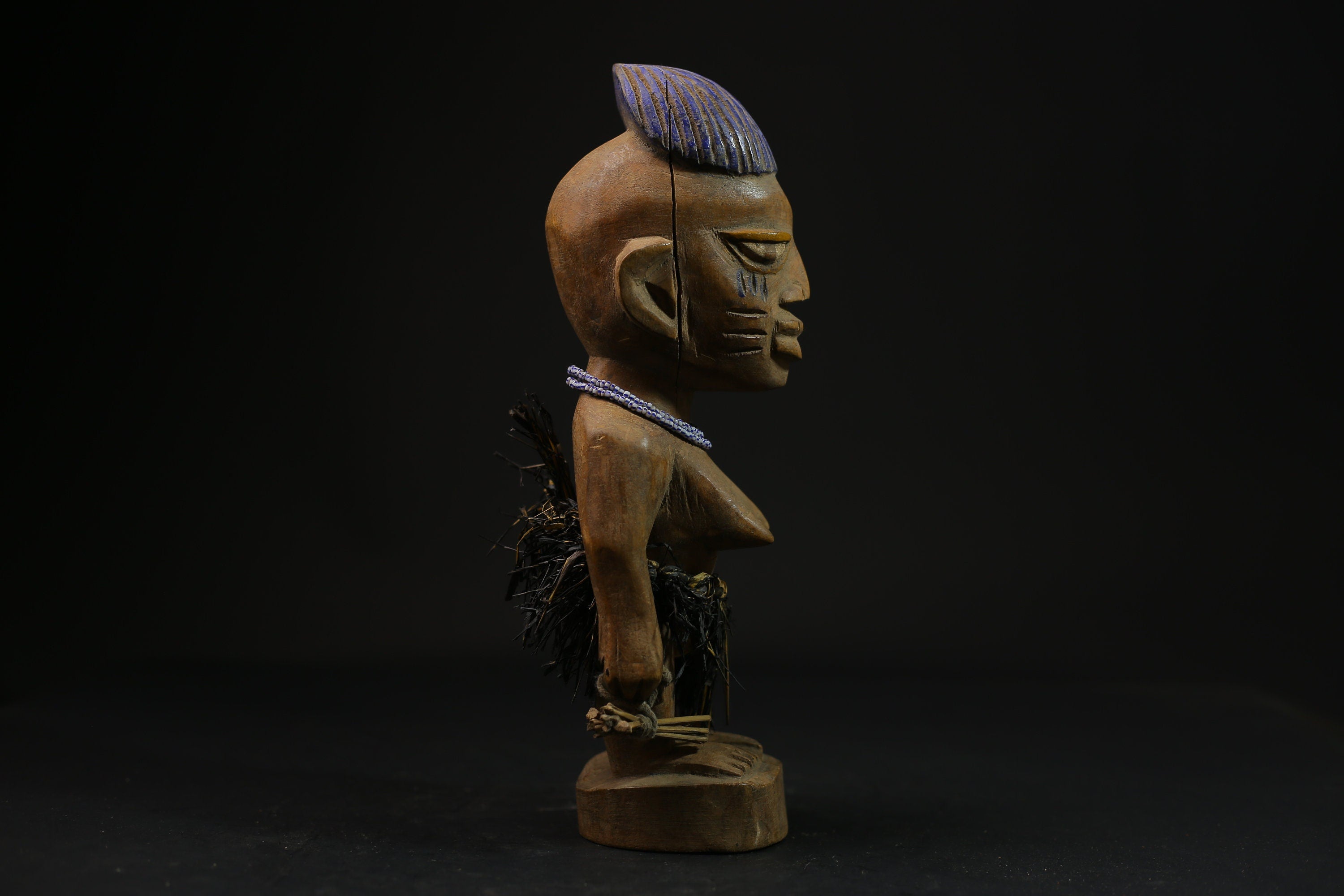 African Figure Ibeji Figure (Ere Ibeji) Yoruba Oshogbo Erin Region Nigeria-6761