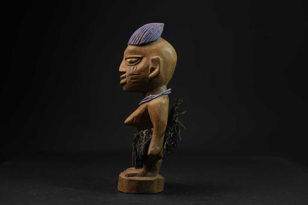 African Figure Ibeji Figure (Ere Ibeji) Yoruba Oshogbo Erin Region Nigeria-6761