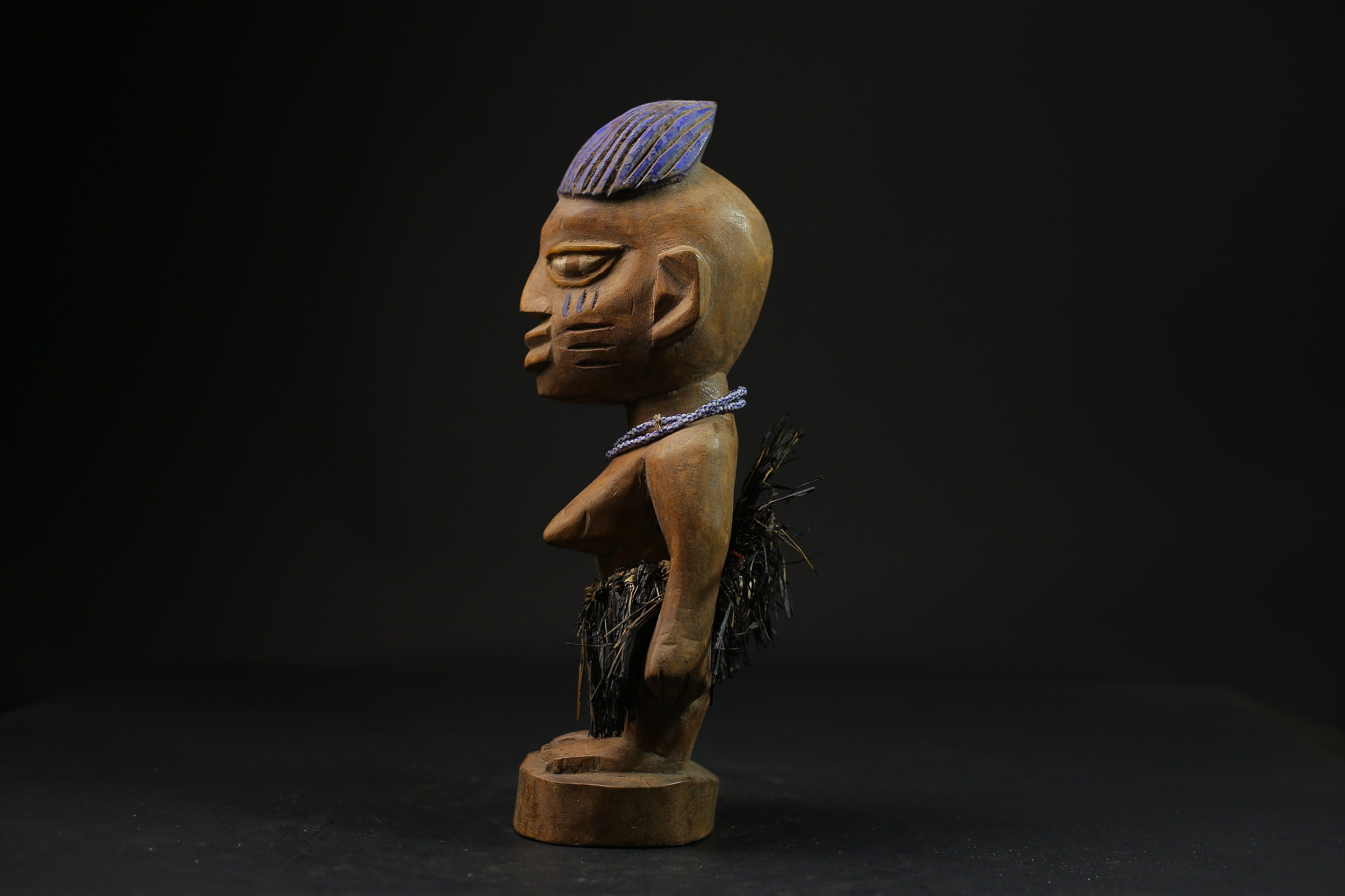African Figure Ibeji Figure (Ere Ibeji) Yoruba Oshogbo Erin Region Nigeria-6761
