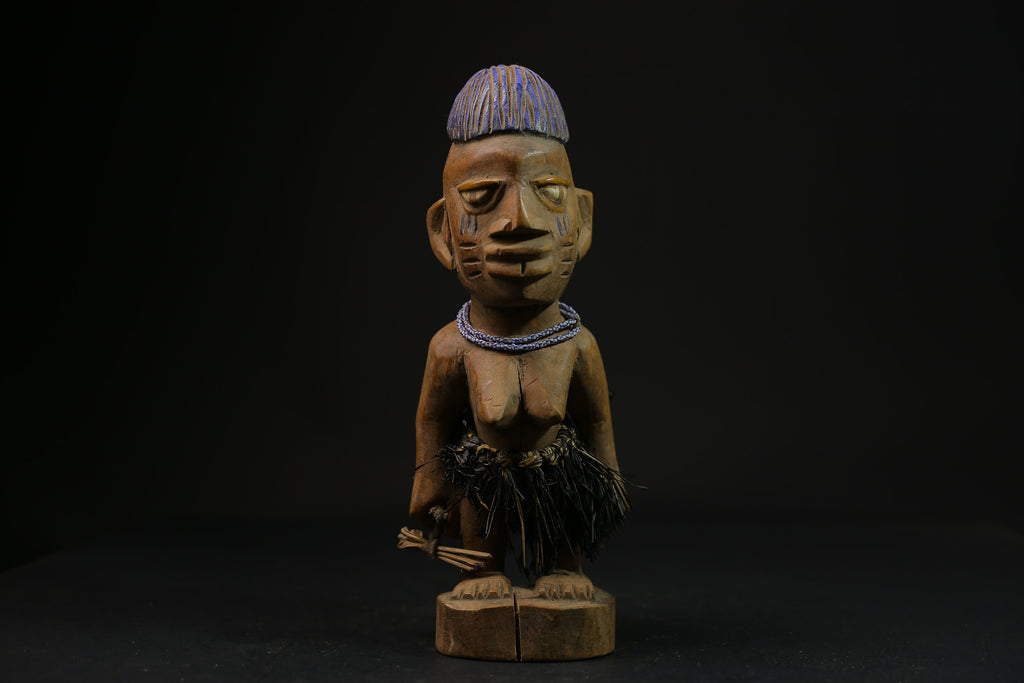 African Figure Ibeji Figure (Ere Ibeji) Yoruba Oshogbo Erin Region Nigeria-6761