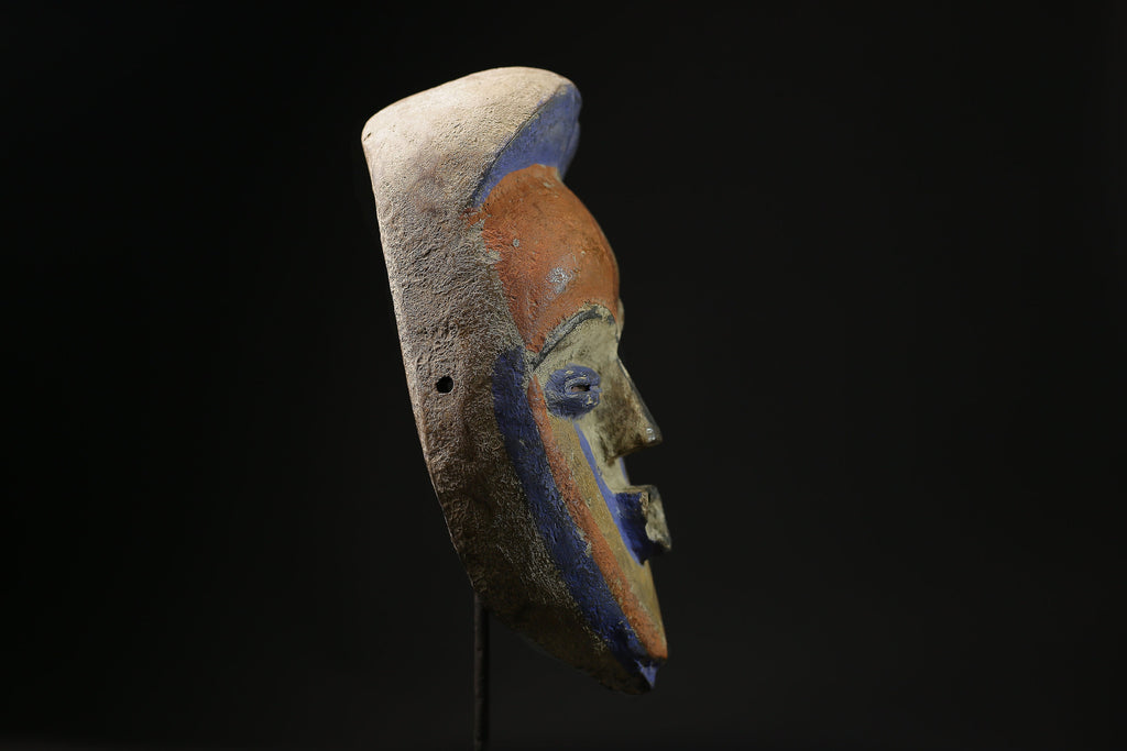 African Tribal Face Mask Authentic traditional Muminia mask in Lega art-G2090