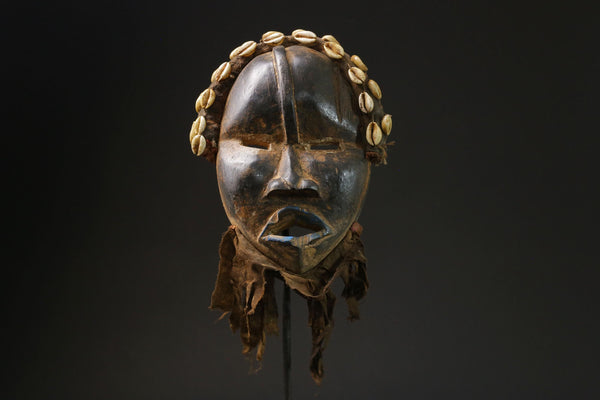 African mask wood carving mask tribal mask vintage Tribal Dan masks for wall-G2376