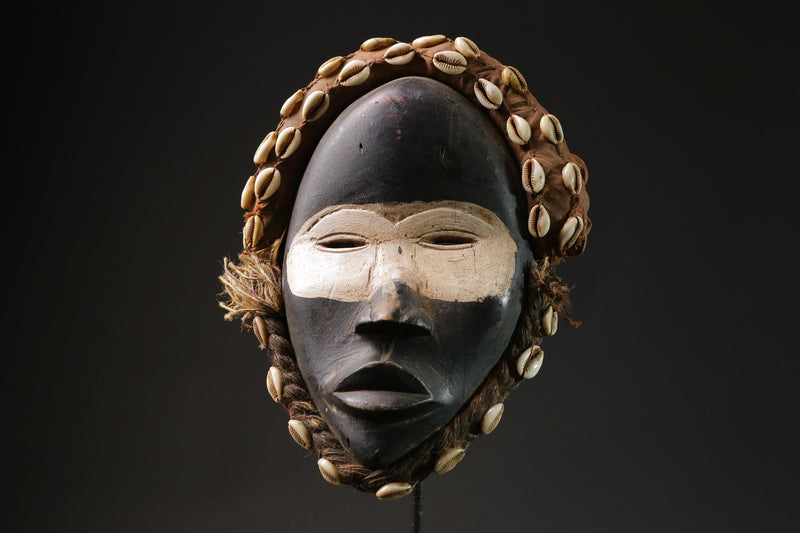 African mask wood carving mask tribal mask vintage Tribal Dan masks for wall-G2378