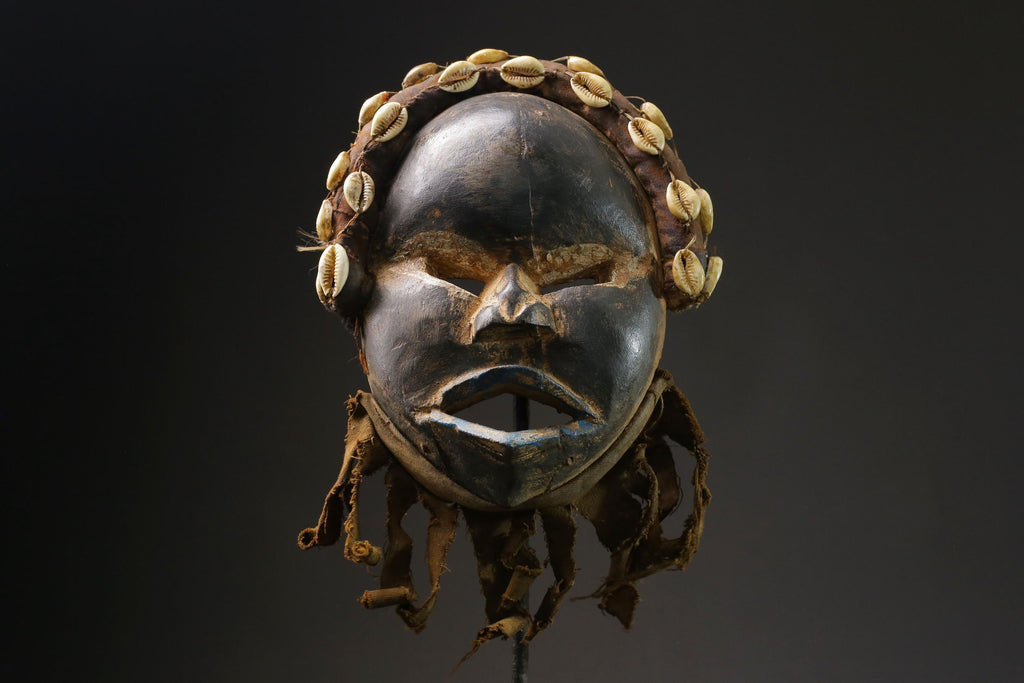 African mask wood carving mask tribal mask vintage Tribal Dan masks for wall-G2379